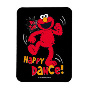 エルモ ハッピーダンスを踊る マグネット