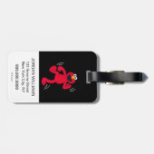 エルモ |ハッピーダンスを踊る ラゲッジタグ (裏面横)