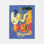 エルモ |ハロウィンはまだ？ フリースブランケット (正面)