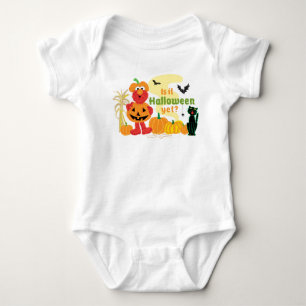 エルモ  ハロウィンはまだ？ ベビーボディスーツ