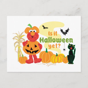 エルモ  ハロウィンはまだ？ ポストカード