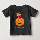 エルモ |ハロウィン・ジャック・オ・ランタン ベビーTシャツ (正面)
