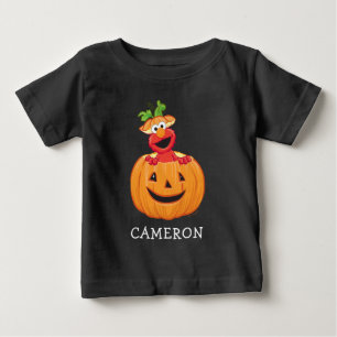 エルモ  ハロウィン・ジャック・オ・ランタン ベビーTシャツ