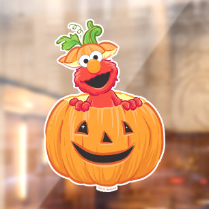 エルモ ハロウィーンジャック – O – ランタン ウィンドウサイン