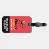 エルモ |フューリーおもしろいフレンドリー |名前の追加 ラゲッジタグ (裏面横)