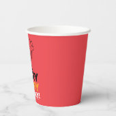 エルモ |フューリーおもしろいフレンドリー 紙コップ (裏面)