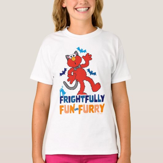 エルモ | 厳正なおもしろいとフューリー Tシャツ (正面)