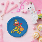 エルモ |消防士の衣装 ペーパープレート (パーティー)