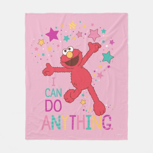エルモ |私は何でもできます フリースブランケット (正面)