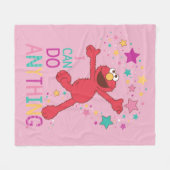 エルモ |私は何でもできます フリースブランケット (正面(横))