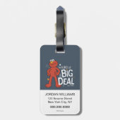 エルモ |私は大きな問題です ラゲッジタグ (裏面縦)