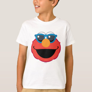 エルモ 笑顔にサングラスをした顔 Tシャツ