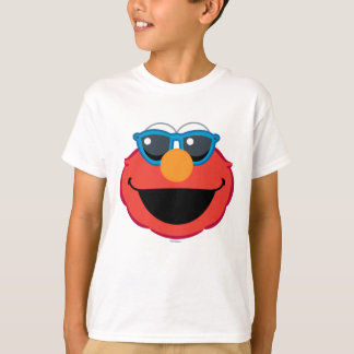 エルモ 笑顔にサングラスをした顔 Tシャツ