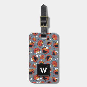 エルモ   Elmoルールの星型パターン ラゲッジタグ