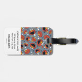 エルモ | Elmoルールの星型パターン ラゲッジタグ (裏面横)