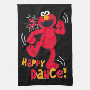 エルモ Happy Dance キッチンタオル