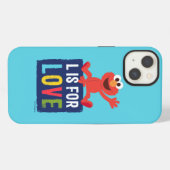 エルモ | Lは愛のL iPhoneケース (裏面横)