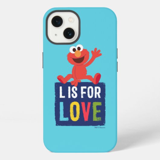 エルモ | Lは愛のL iPhoneケース (裏面)