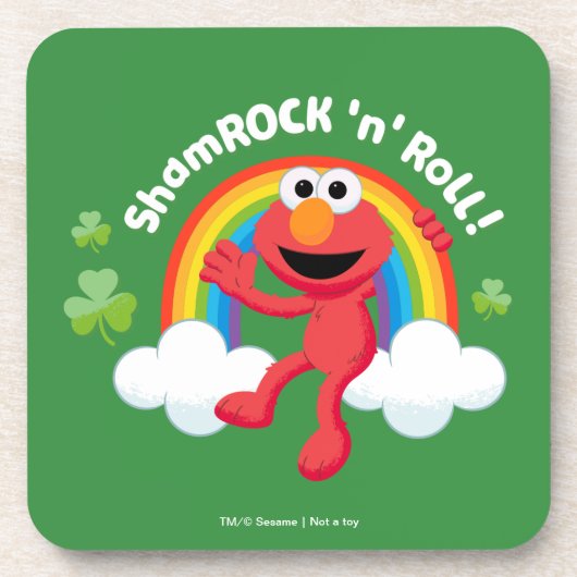 エルモ | Shamrock 'n' Roll 虹色 コースター (正面)