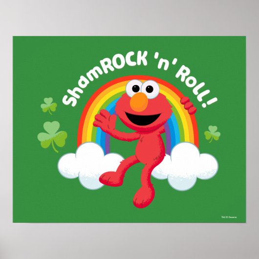 エルモ | Shamrock 'n' Roll 虹色 ポスター (正面)