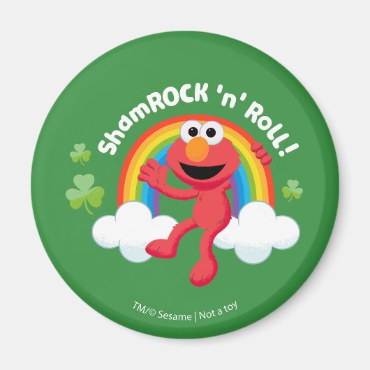 エルモ | Shamrock 'n' Roll 虹色 マグネット (正面)