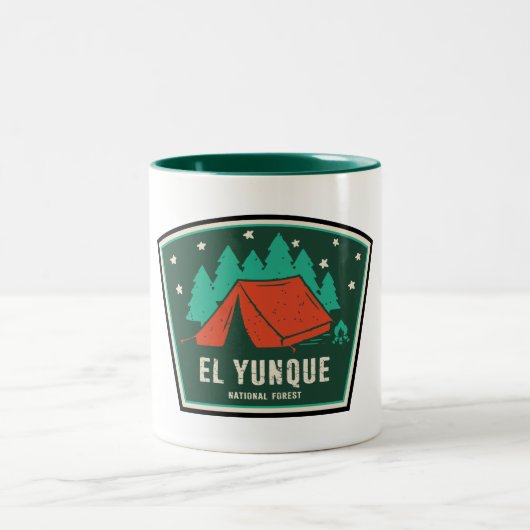 エルユンケナショナルフォレストキャンピング ツートーンマグカップ (中央)