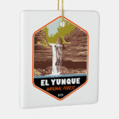 エルユンケ国立森林プエルトリコヴィンテージ セラミックオーナメント (右)
