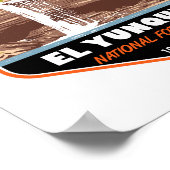 エルユンケ国立森林プエルトリコヴィンテージ ポスター (角)