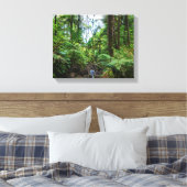 エルユンケ熱帯雨林の熱帯植物 キャンバスプリント (インサイチュ (寝室))