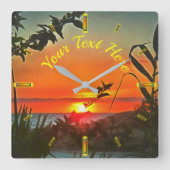 エルリオピティラル2009平方ウォールクロック スクエア壁時計 (正面)