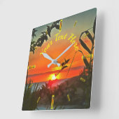 エルリオピティラル2009平方ウォールクロック スクエア壁時計 (傾斜)