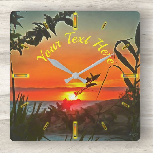 エルリオピティラル2009平方ウォールクロック スクエア壁時計