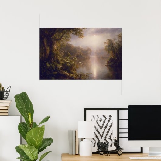 エルリオ・デ・ルス – フレデリック教会ファインアートポスター ポスター (ホームオフィス)