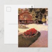 エルレの庭　美術絵画 ポストカード (正面/裏面)