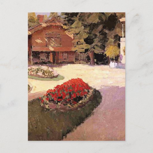 エルレの庭　美術絵画 ポストカード (正面)