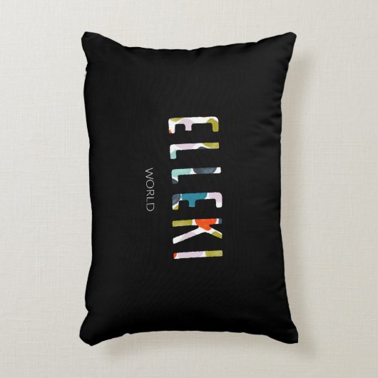 エルレキ迷彩柄 アクセントクッション (正面(垂直))