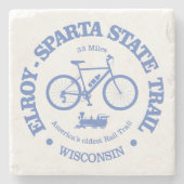 エルロイスパルタ州トレイル(サイクリング) ストーンコースター (正面)