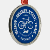 エルロイスパルタ州トレイル(サイクリング) メタルオーナメント (右)