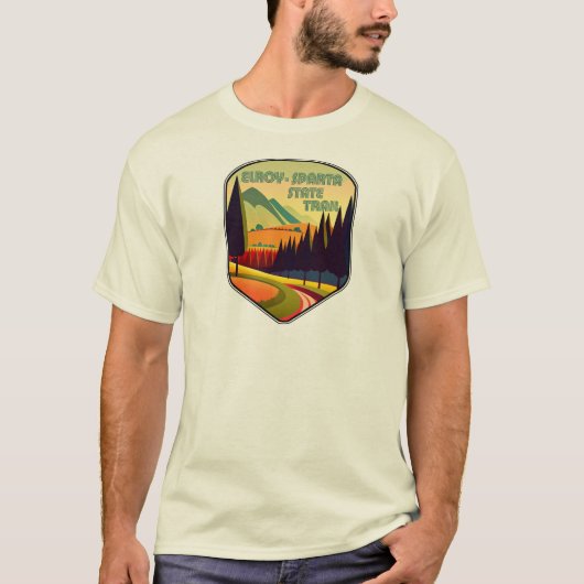 エルロイ・スパルタ・ステート・トレイルの色 Tシャツ (正面)
