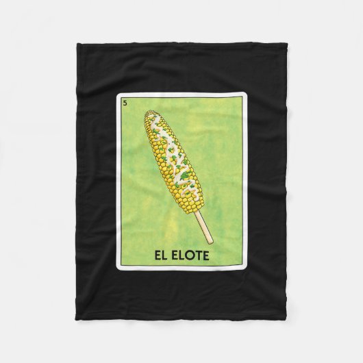 エルロテメキシココーンカードゲームおもしろいミーム  フリースブランケット (正面)