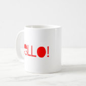 エルロ コーヒーマグカップ (正面左)