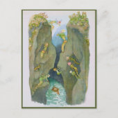 エルンストクレイドルフヴィンテージアルパインフラワーフェアリー ポストカード (正面)