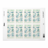 エルンストハイケルトメドゥーサ蔵書票 ラベル (フルシート)