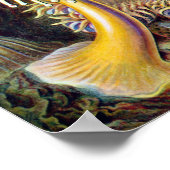 エルンストハエッケルアチニエーアシーアネモン ポスター (角)