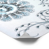 エルンストハエッケルシホノポホラエクラゲブルーボトル ポスター (角)