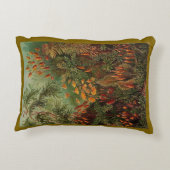 エルンストヘイケルムシナヴィンテージイラストレーション アクセントクッション (裏面)