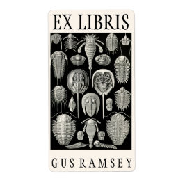 エルンストヘッケルアスピドニア蔵書票 ラベル