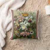 エルンストヘッケルオーキッド装飾用クッション クッション (ブランケット)