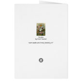 エルンストヘッケルオーランズ、ヴィンテージ熱帯雨林の花 (裏面)