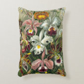 エルンストヘッケルオーランズ、ヴィンテージ熱帯雨林の花 アクセントクッション (正面(垂直))